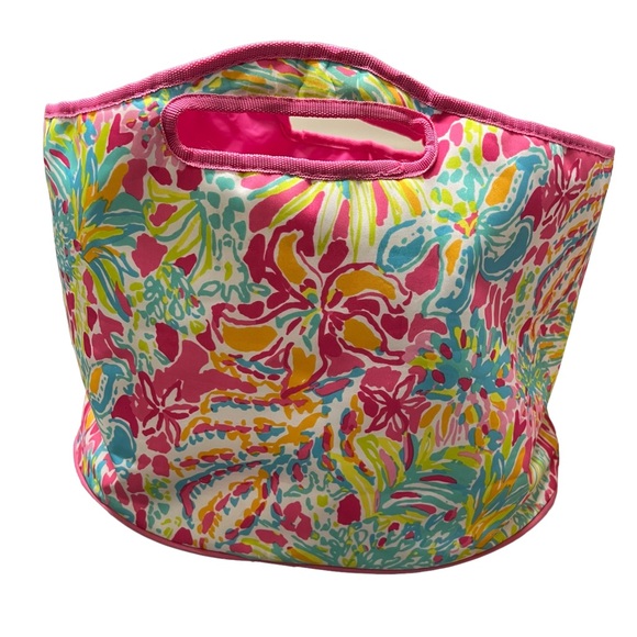 Lily Pulitzer Large Insulated Beverage Bucket Tote - Picture 2 of 6